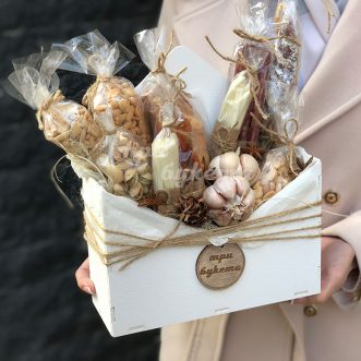 Деревянный конверт "Снэки к пиву"